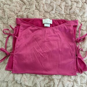 New Pink brand Tie-Strap skirt